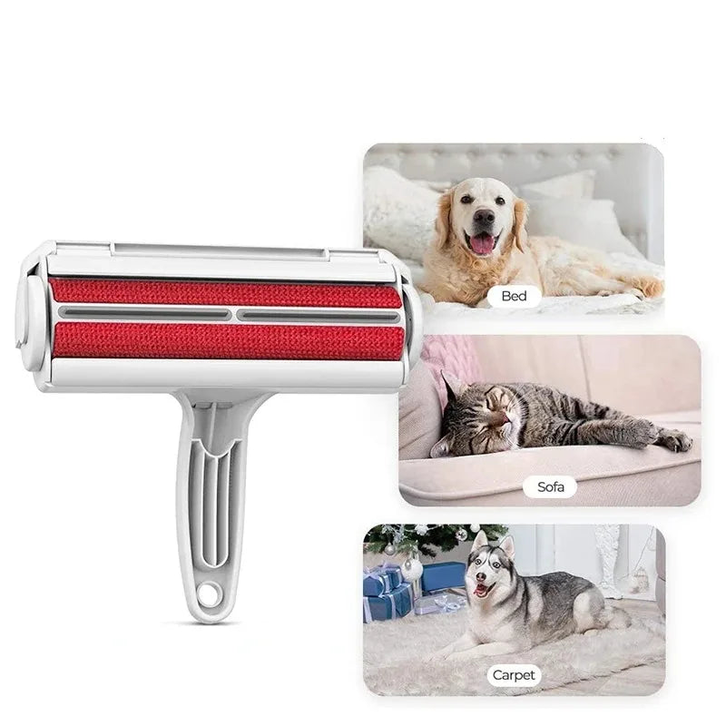 Pet Hair Remover Roller – Reusable Fur Cleaner for Sofa, Clothes & Car